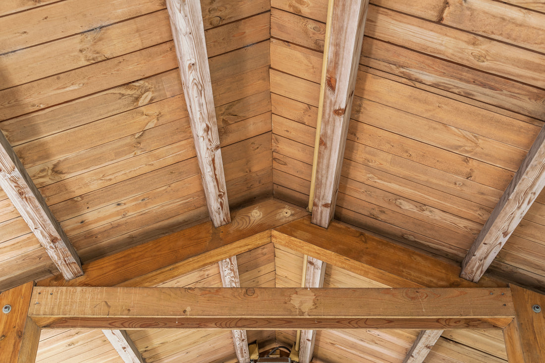 Elevate Your Ceilings with the Unique Charm of Reclaimed Wood Beams