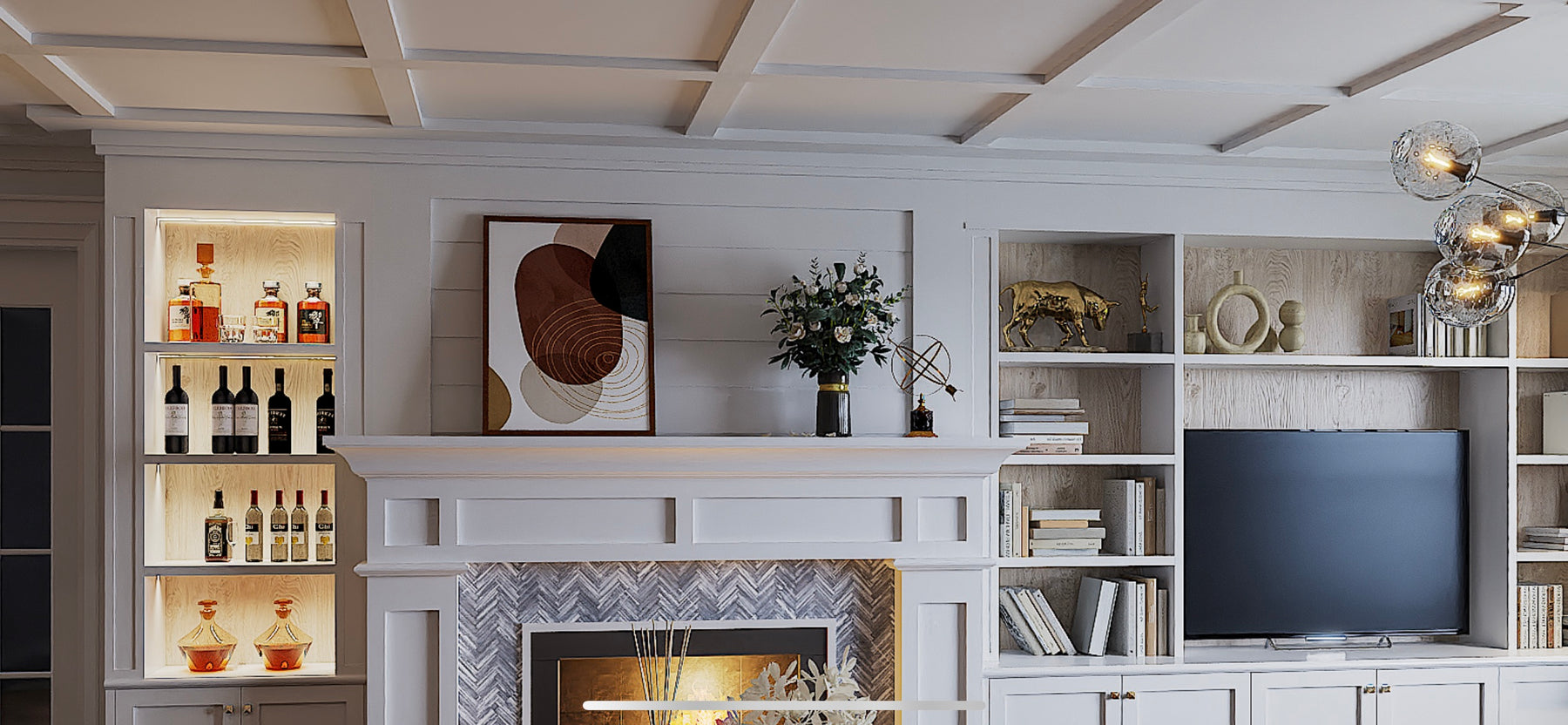 Custom interior project by Rustic Creations Design Co.