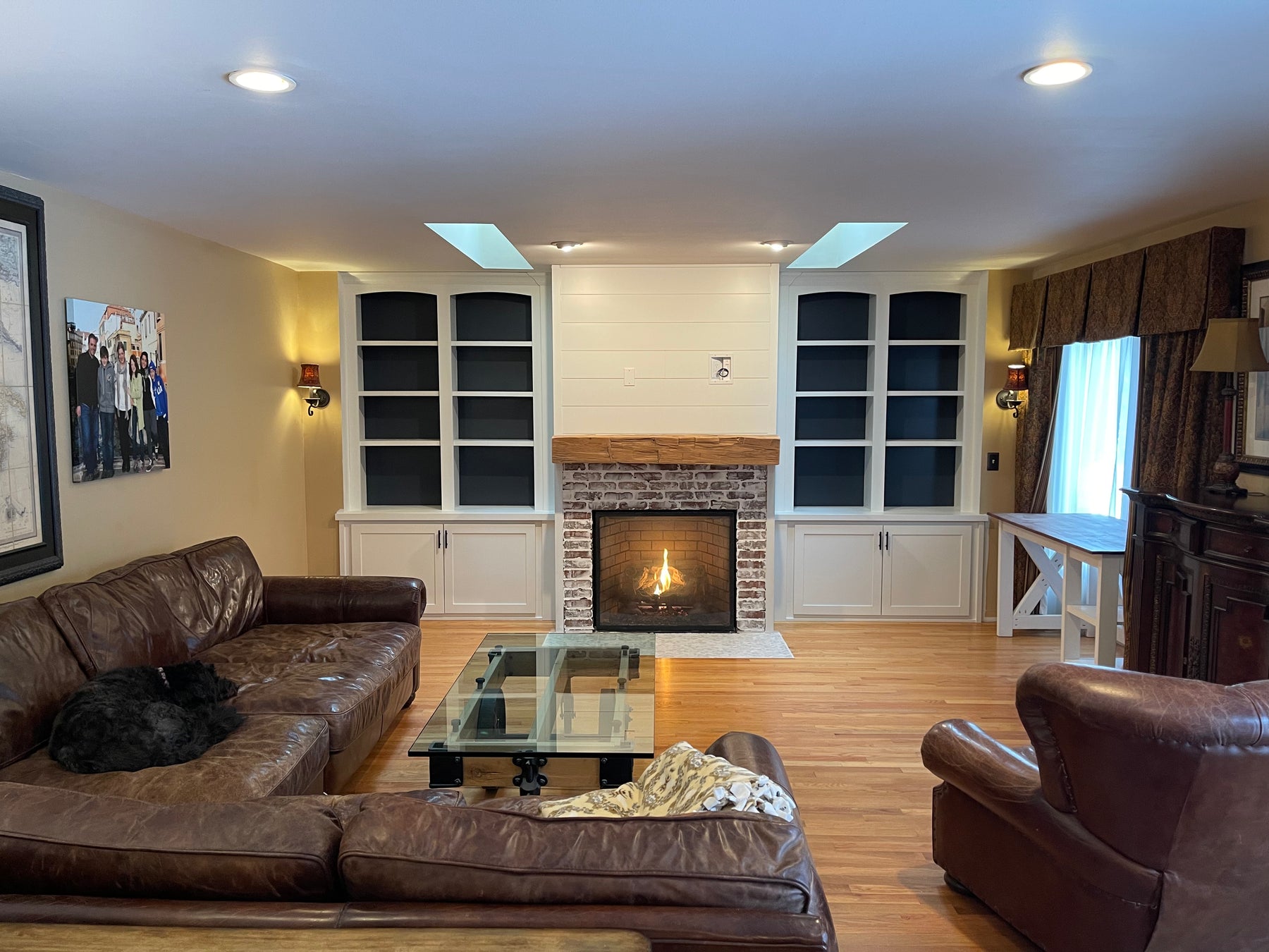 Completed custom room project by Rustic Creations Design Co.